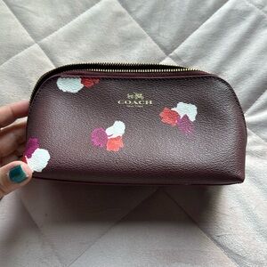Coach small cosmetic pouch